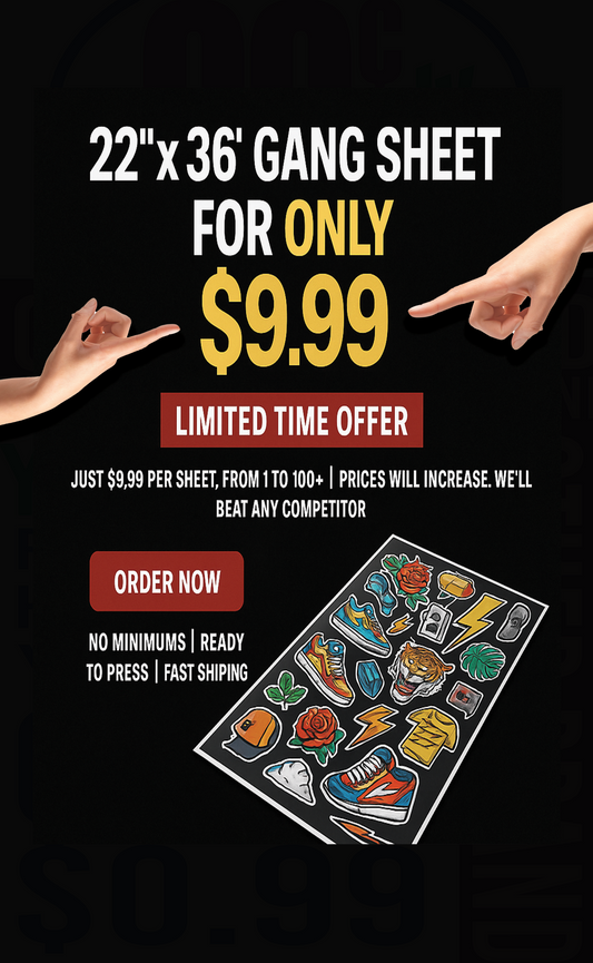 22 X 36 PREMIUM DTF GANG SHEET